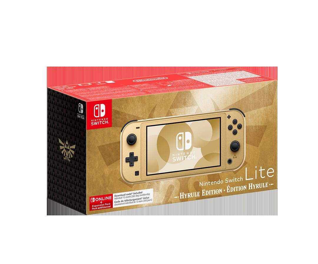 Nintendo Switch Lite Hyrule Edition 32GB Guld --> På fjernlager, levevering hos dig 06-08-2026