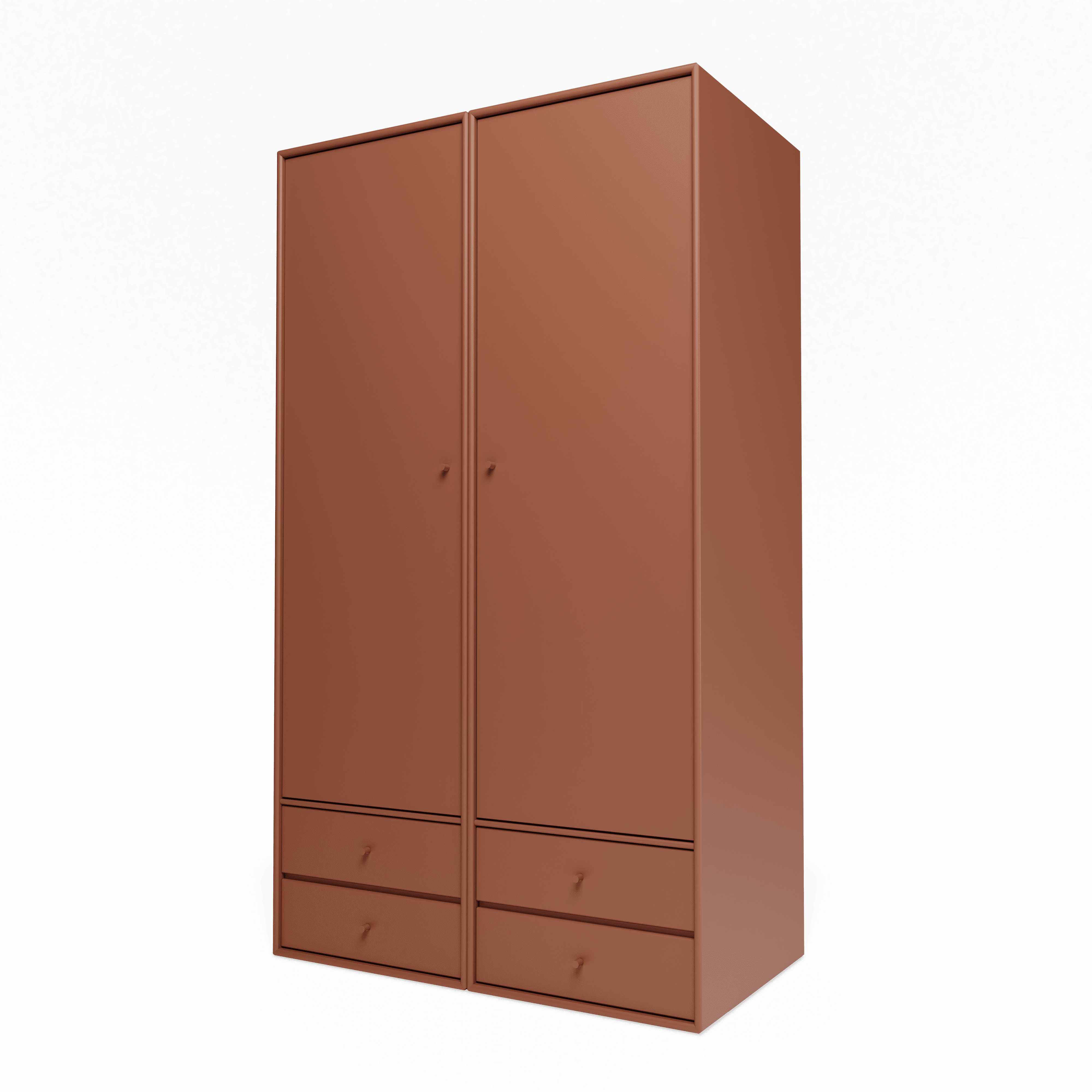 Attire IV garderobe, inkl. ophæng fra Montana Hazelnut - Jacobsen Plus