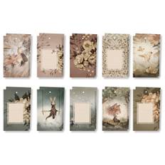 Gift tags Flowers and Tivoli 10-pack, Mrs. Mighetto