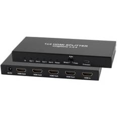 HDMI V2.0 UHD 4K - 60Hz - High Speed active splitter - 1 till 4