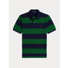 Polo Ralph Lauren Polo Ralph Lauren Blue Boys Stripe Cotton Pique Polo Shirt