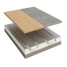Golvvärmepaket Spårad EPS70 8m2
