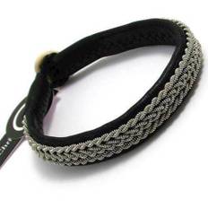 BeChristensen Sama sort Håndflettet Samer Armbånd, 17 cm