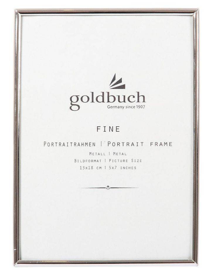 goldbuch Fine portrait frame metal 13x18  silver