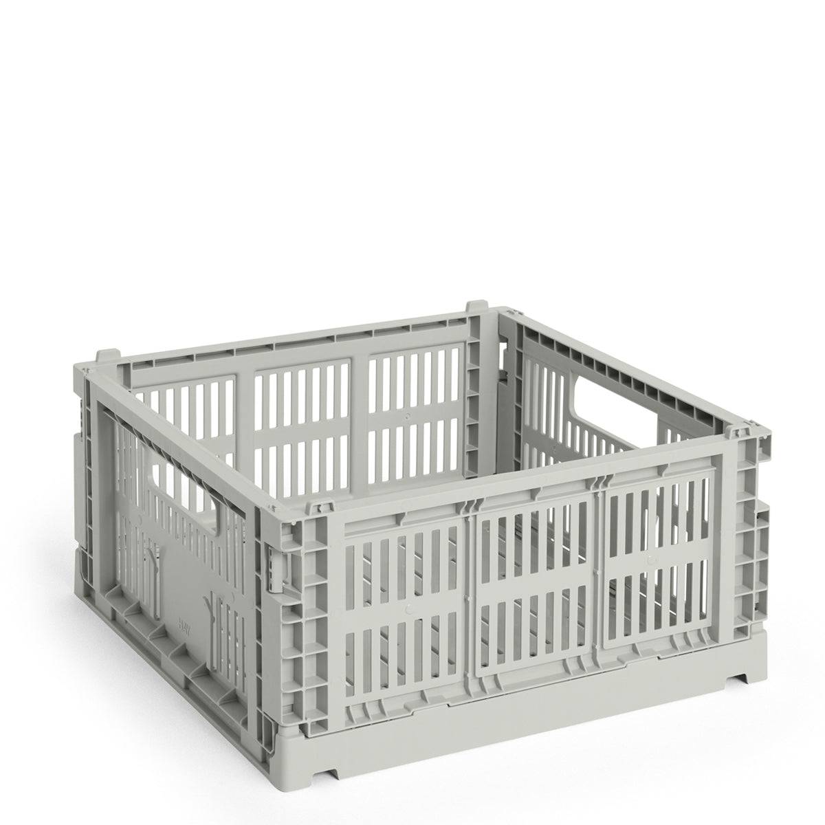 HAY Colour Crate - Medium Square - Grey