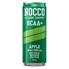 NOCCO BCAA+ Koffeinfri Äpple - 330ml. (inkl. SE pant)