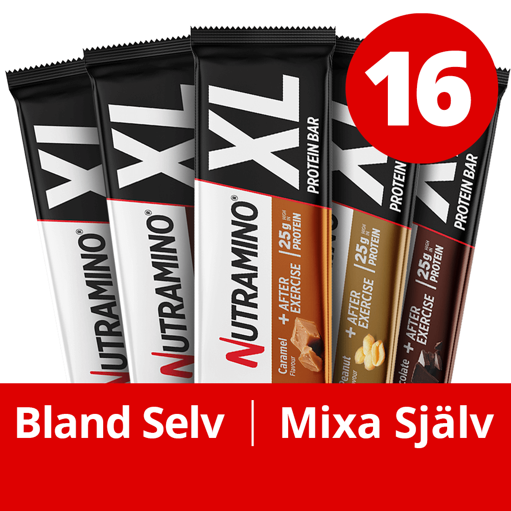 Nutramino XL Proteinbar Mixed Box - 16x74g.