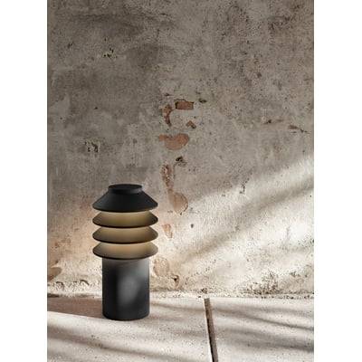 Bysted Garden pullert LED, 3000K, sort, spyd, lav