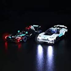 Lampsats för LEGO® Speed Champions Mercedes AMG 76909 (Lego-set ingår inte) (Classic)