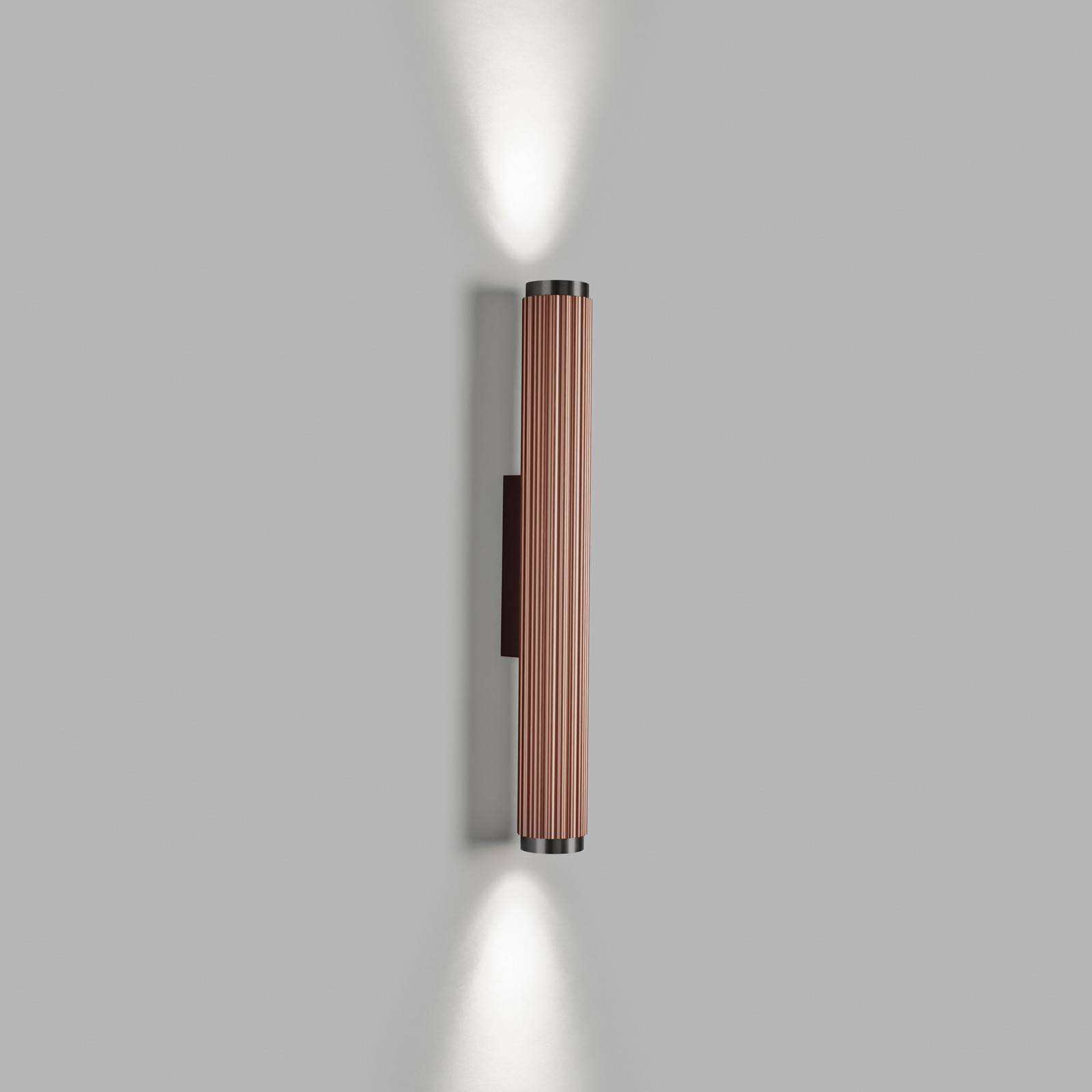 Væglampe LIGHT-POINT, Velvet W1 Switch Tune, dæmpbar, Guld / Messing, Stue, Aluminium