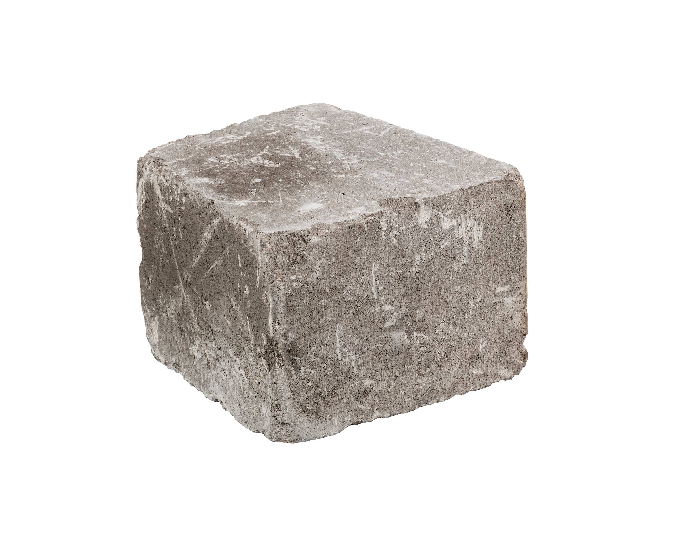 Rustikblock grå radiesten - Grå (19,5/14,5x19x13,8 cm)