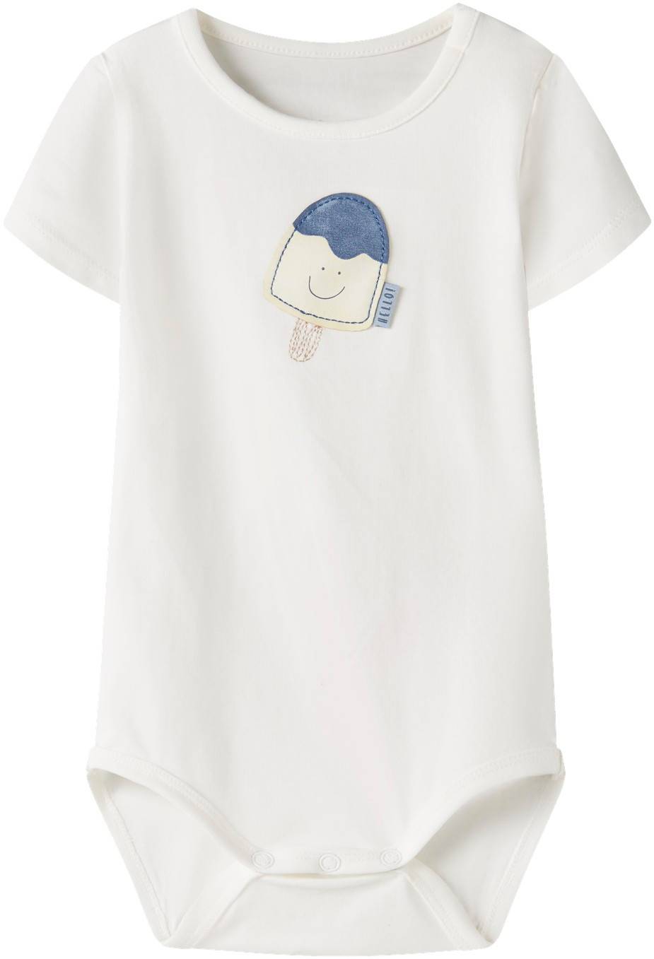 Name It Nbmjensen SS Body BOX Str 68 - Cloud Dancer Kortærmede Bodies hos Magasin.
