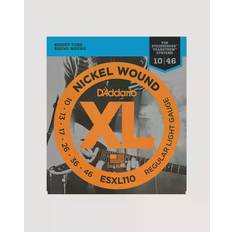 D’Addario ESXL110 Nickel Wound Electric Guitar Strings, Regular Light, Double Ball End, 10-46