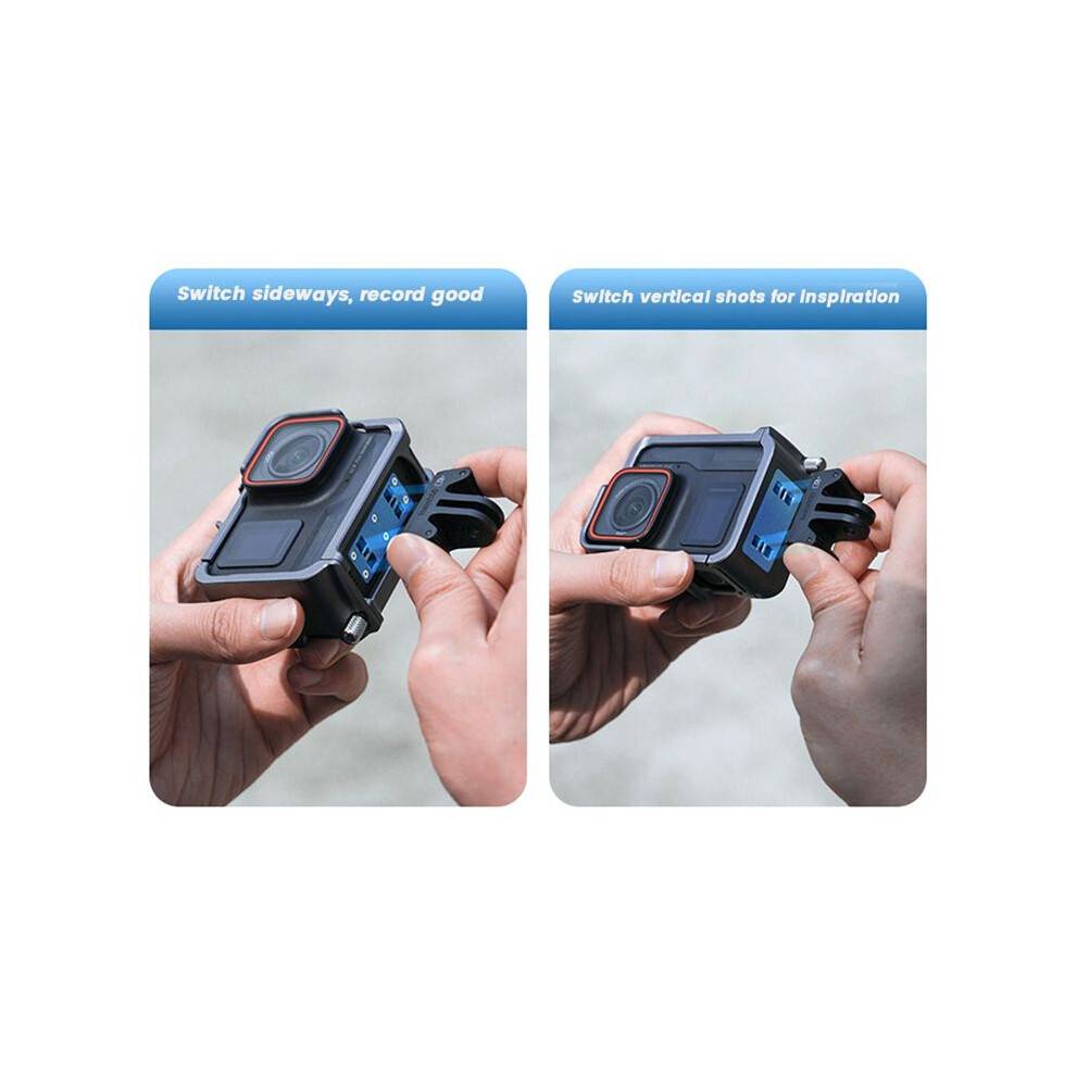 TELESIN Camera Rabbit Cage for Shadowstone Insta 360 ACE PRO Vertical Quick Release Rabbit Cage Protective Bezel Accessory