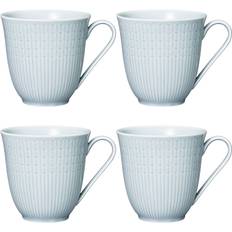 Rörstrand Swedh Grace Mug 30 Cl 4-pack Ice - Kaffekopper Porcelæn Is - 1011897 4-PACK