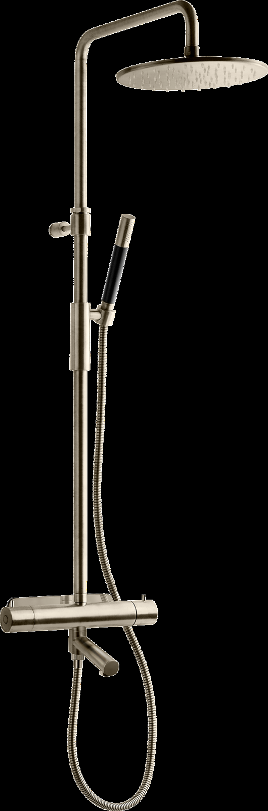 Tapwell Takduschset TVM2200-160 (Brushed Nickel)