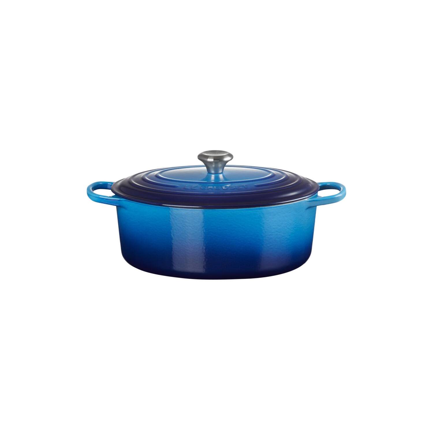Signature oval gryta 6,3 L, azure blue