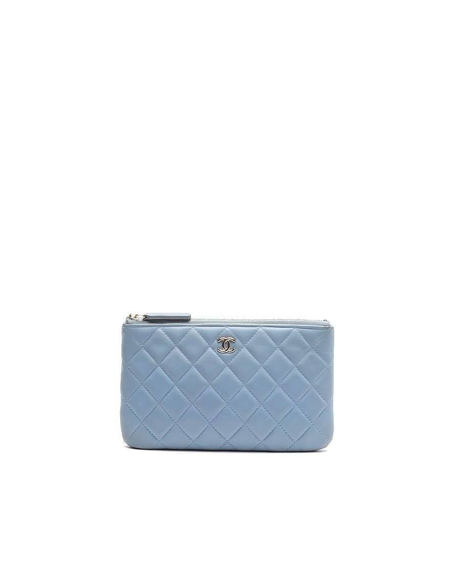 Chanel Coco Mark Pouch - Blue - One Size