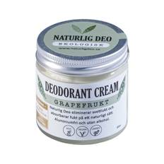 Naturlig Deo - Ekologisk Deodorantkräm Grapefrukt - 60 ml