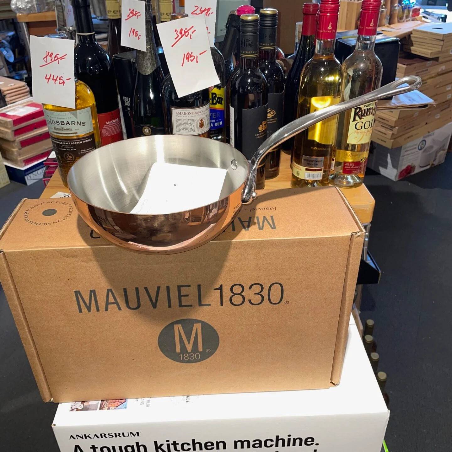 Mauviel kobber conisk sauterpande 20 cm