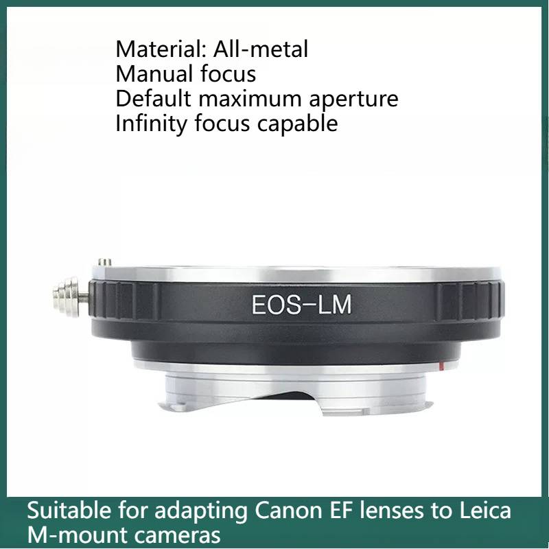 EOS-LM Lens Adapter Ring For Canon EF Manual Lens Fit Techart LM-EA7 Auto Focus Ring Convert To Leica M Mount Digital Camera