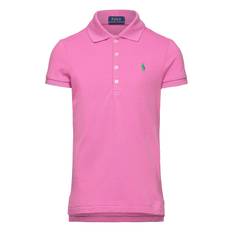 RALPH LAUREN KIDS Stretch Mesh Polo Shirt |Rosa |129-130