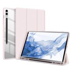 Samsung Galaxy Tab S9 Plus - DUX DUCIS Toby Tri-Fold læder cover - Pink