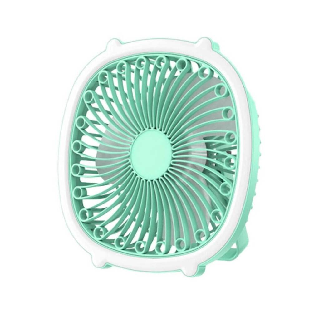 Lille ventilator, opladning, lille bordventilator, sovesalventilator, vægmonteret mini lille loftsventilator, elektrisk ventilatorlamper