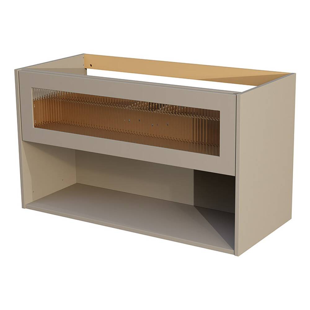TVÄTTSTÄLLSSKÅP CAMARGUE AURA 1 LÅDA & BOX 100CM LINJEGLAS DYN