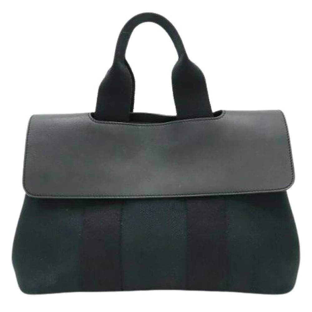 Hermès Vintage - Pre-owned Valparaiso PM Tote Bag Svart Läder Vintage - Dam - ONE Size - Läder