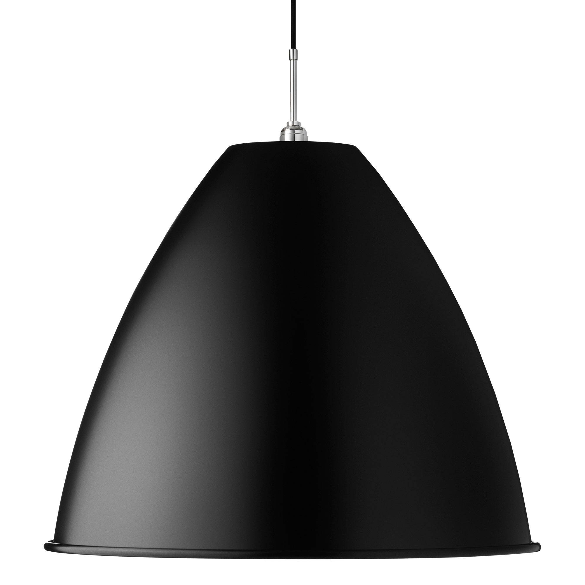 Gubi Bestlite BL9 Pendel Ø40 cm Black Semi Matt/Chrome.