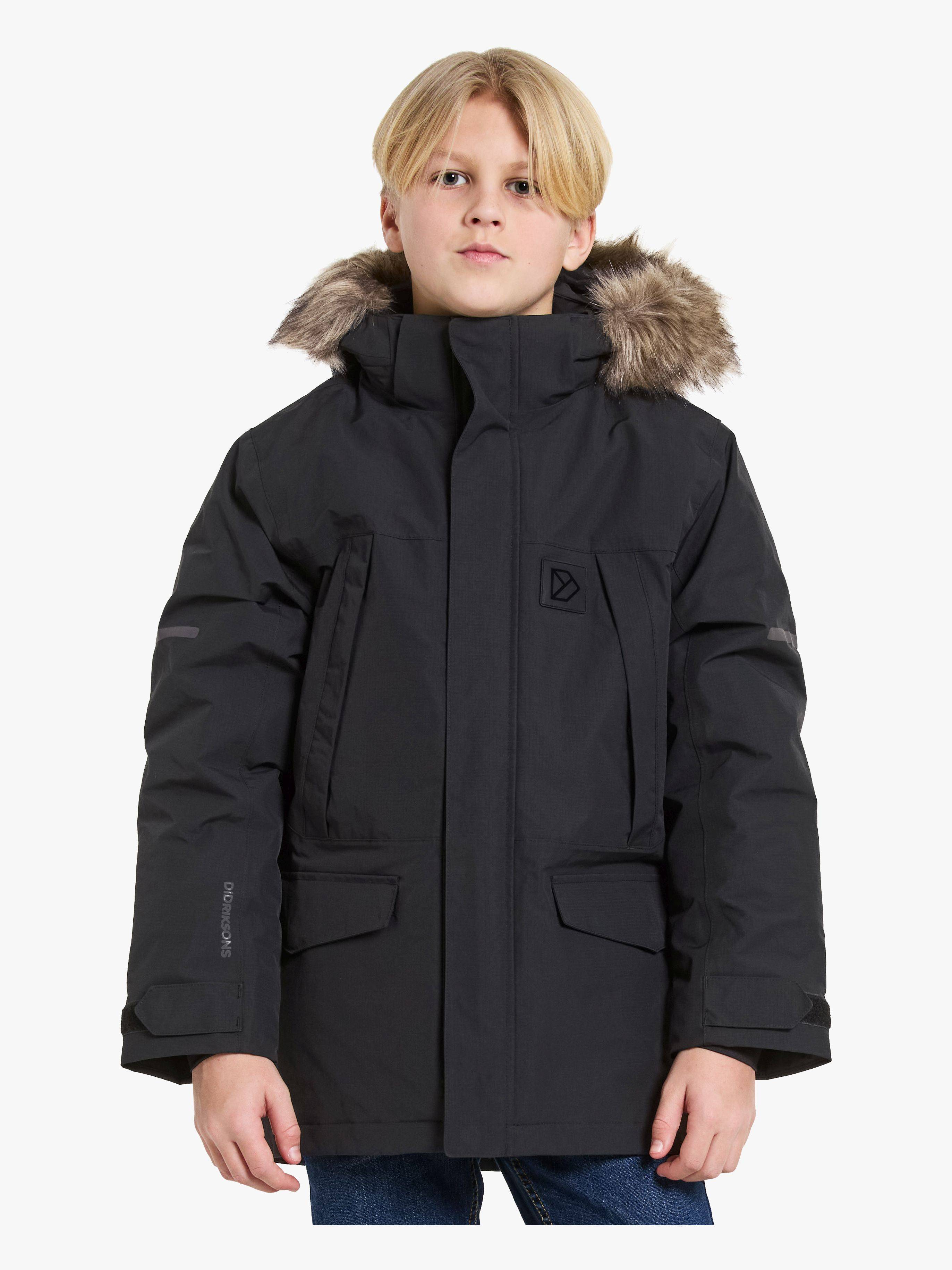 Didriksons Sylvin Vinterjakke, Black, 160