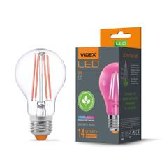 Plantevækst pære 8W E27 - LED, A60, Fito.