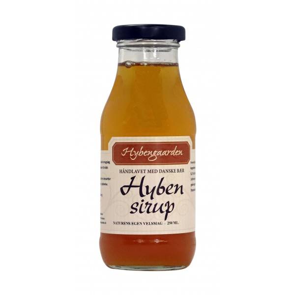 Hybensirup - Hybengaarden - Vendsyssel - Premium product - 200 gr. i glas