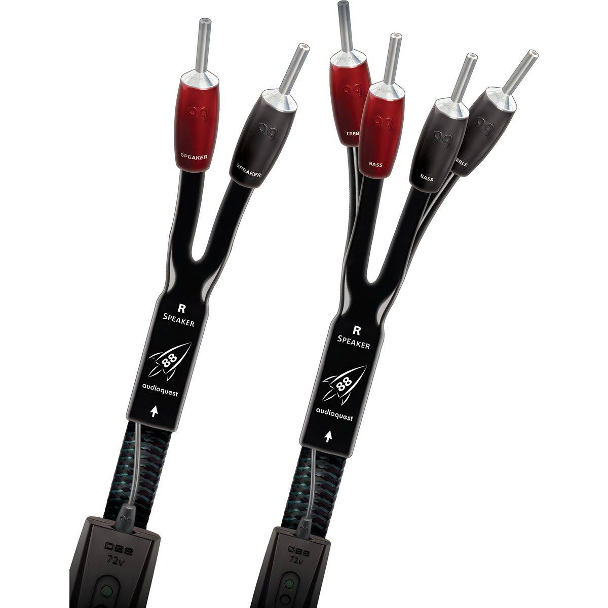 Audioquest Rocket 88 DBS SBW BAN500/S (2 x 5m)