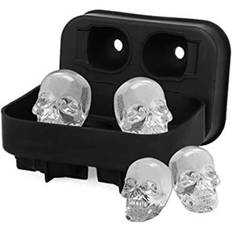 Generise Moule À Glaçons 3D En Silicone En Forme De Tête De Mort Pour Cocktail, Whisky, Halloween[H258]