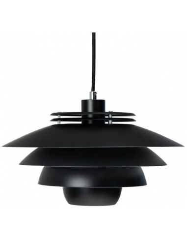 EJKA Pendellampe i metal Ø38 cm 1 x E27 LED - Mat sort