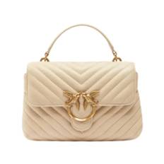 Pinko, Väska, Dam, ONE Size, Mini Love Bag Puff Maxi Quilt - beige (ONE SIZE)