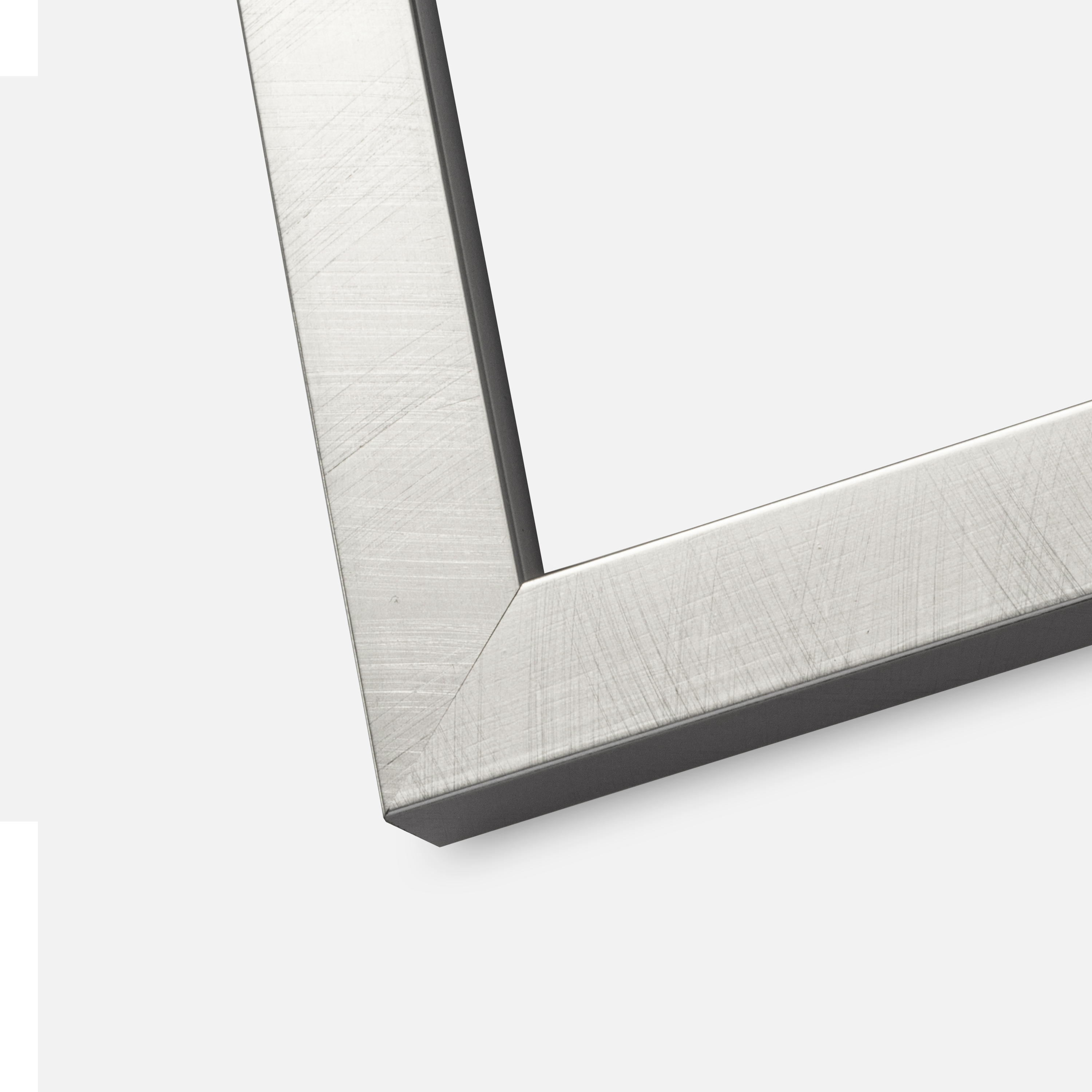 Ram Uppsala Glas Silver 13x18 cm - Passepartout Vit 3,5x5 inches