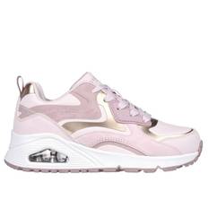 Skechers Girls Uno Gen1 - Color Surge - Light Pink Multi