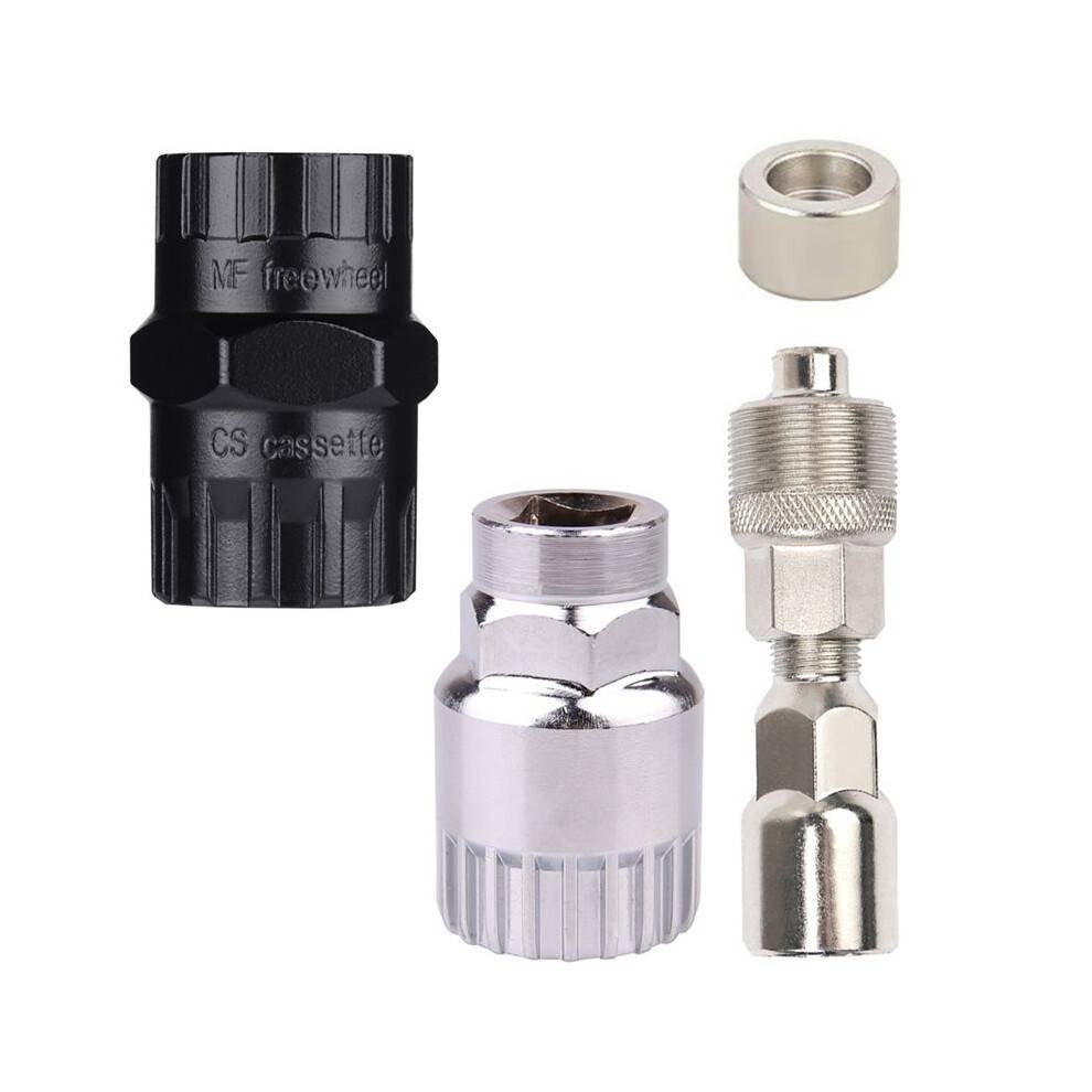 Bike Repair Tool Kit Freewheel Cassette Crank Bottom Bracket Removal Bike Repair Tool for Road Mountain Bikes