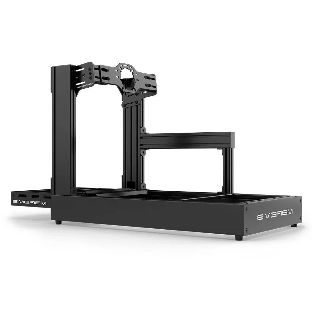 SIMGASM | Sport Aluminum Sim Racing Cockpit - Front Mount / Black