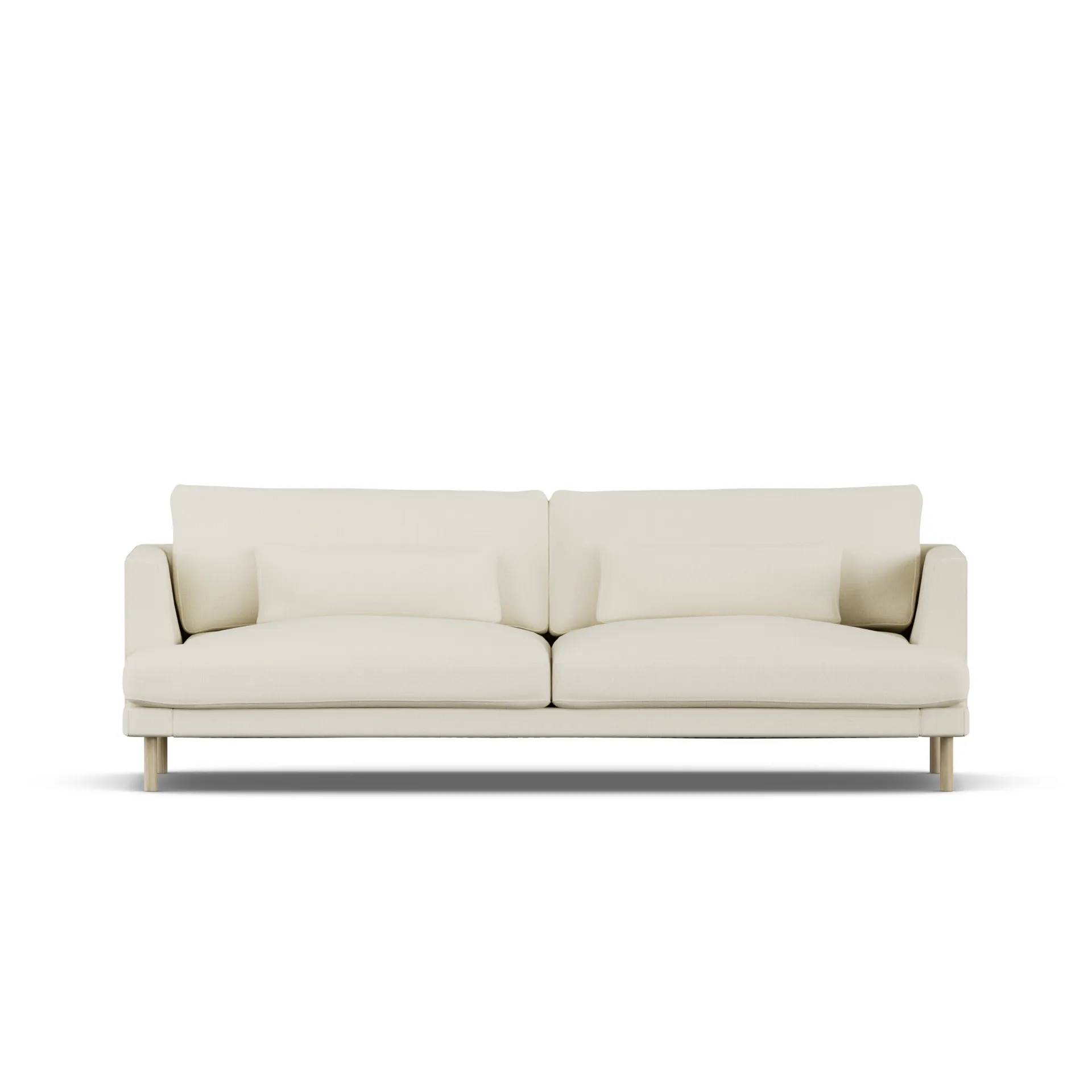 1898 Bredhult soffa Oslo Nature 1540-vitoljad ek, 3-sits