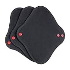 Lunette Reusable Pad, Black, 3 x Medium