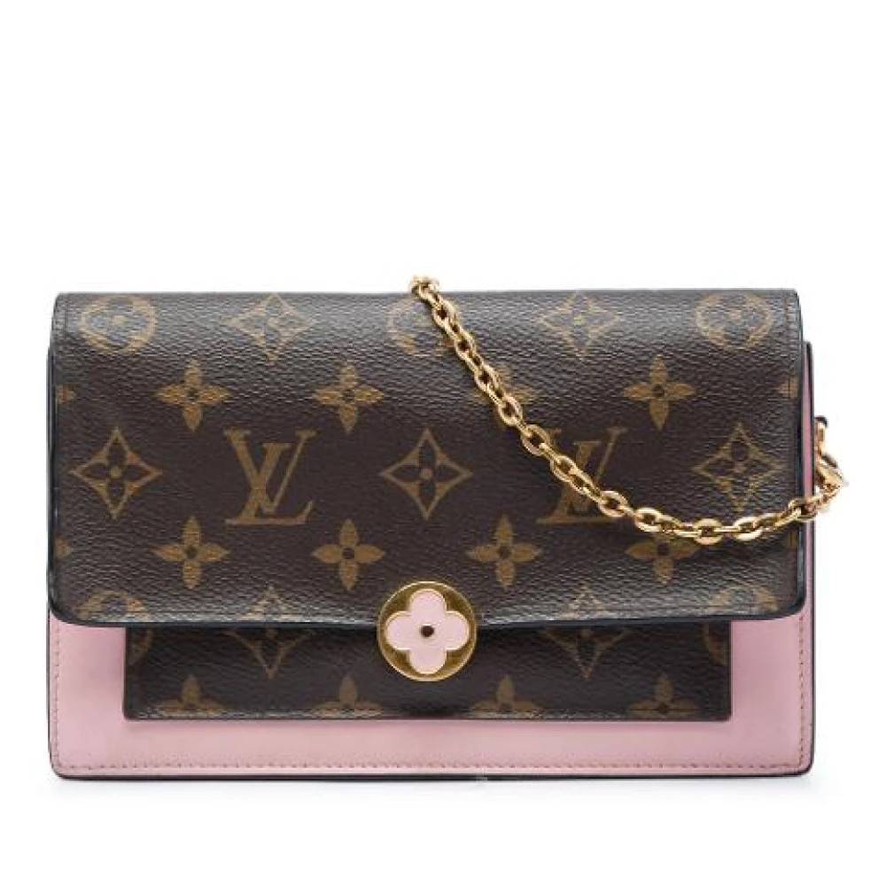 Louis Vuitton Vintage Pre-owned Flore Skuldertaske - Vintage - Dame - Brun - ONE SIZE - Uld