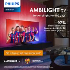 Philips 8000 series 43PUS8309/12 TV-apparat 109,2 cm (43") 4K Ultra HD Smart-TV Wi-Fi Svart 350 cd/m²