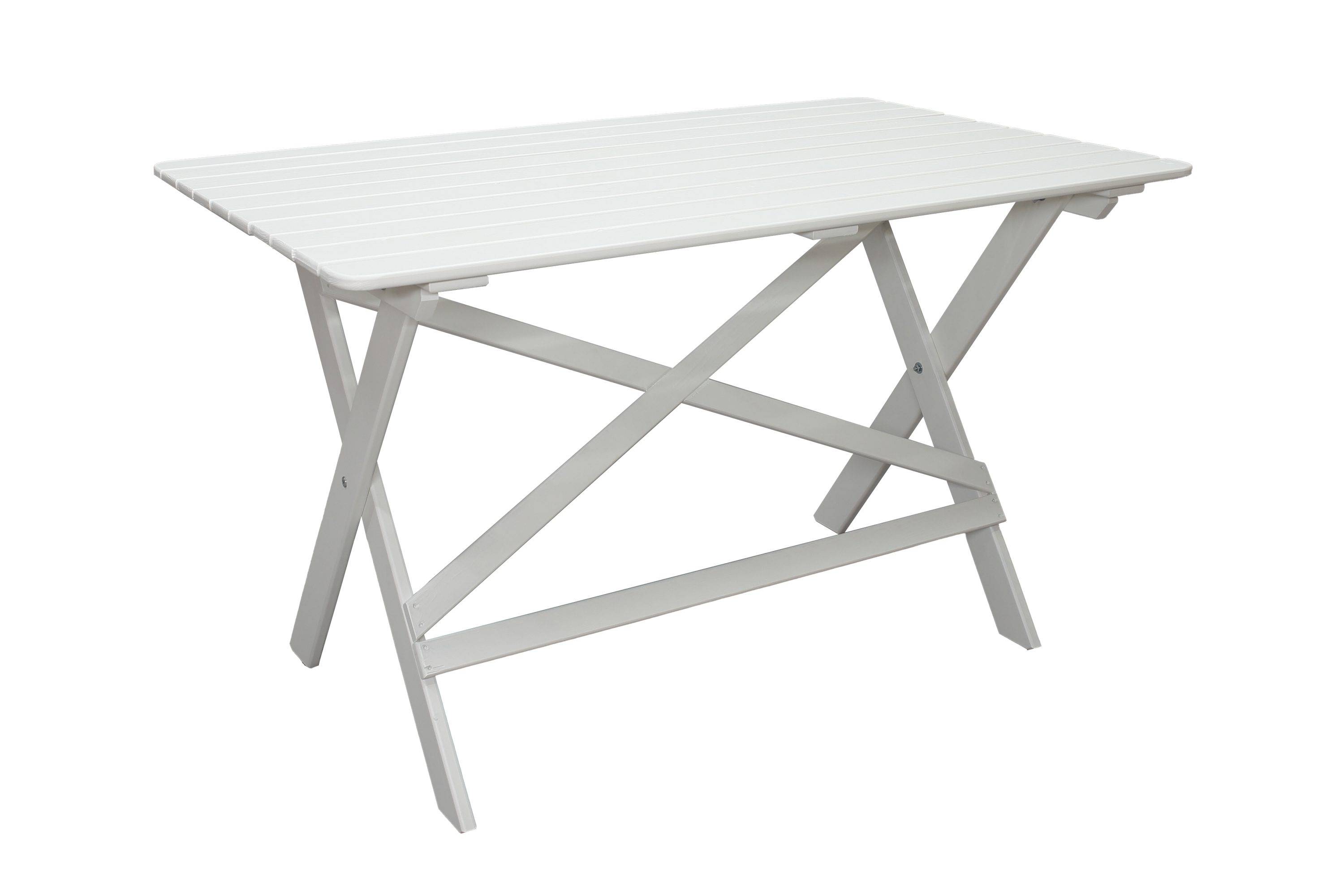 Larios Matbord Utomhus 126 cm - Vit utomhus KWA