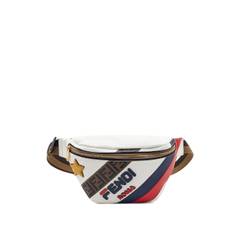 Fendi Pre-Owned - x Fila midjeväska - herr - läder/Tyg/Tyg - one size - Vit
