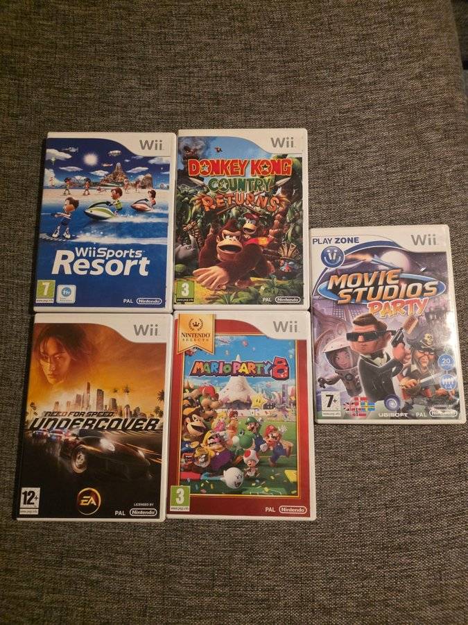MARIOKART WII NINTENDO Wii Tv-spel Spel Tvspel Video Game Retro