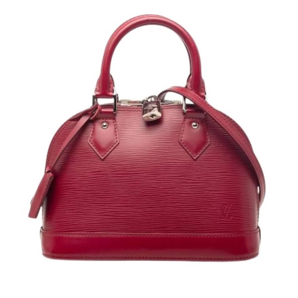 Louis Vuitton Vintage Pre-owned Epi Alma BB - Vintage - Dame - Rød - ONE SIZE - Uld